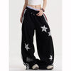 Wide Leg Çizgili Jogger, arka görünüm — Navra Wear