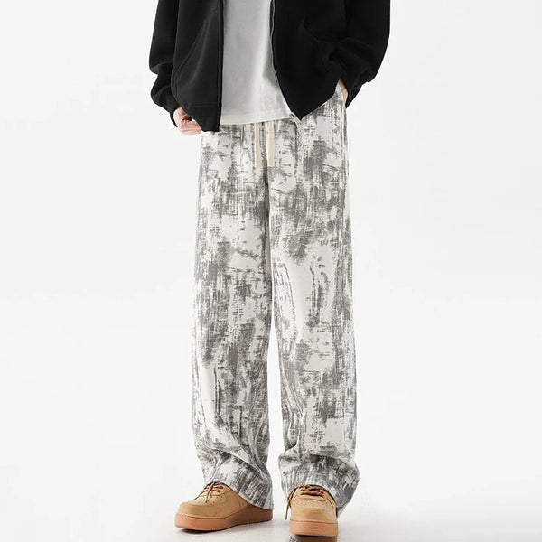Straight Drape Casual Trousers