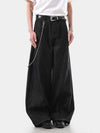 Elegant Stretch Comfort Plain Tone Bell Leg Denim