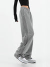 Kadın Wide Leg Jogger, yan görünüm — Navra Wear