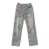 Heritage Botanical Relaxed Bell Leg Denim