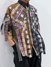 Oversize Ekose Gömlek, kombin görünüm — Navra Wear