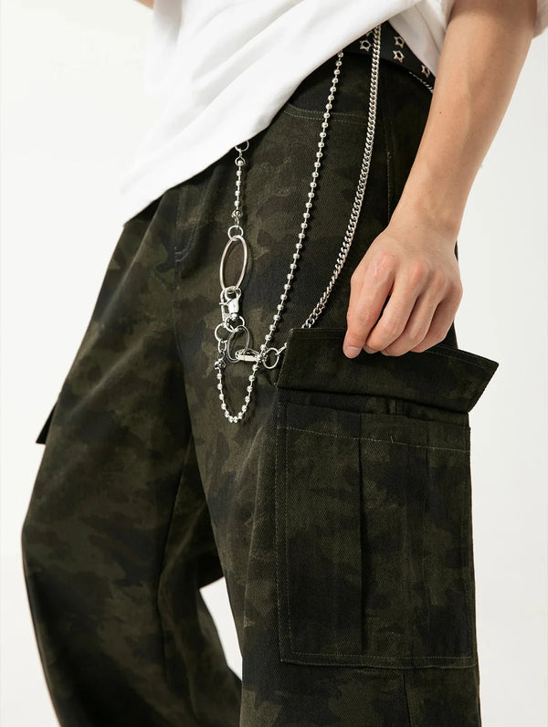 Classic Tactical Camo Straight Leg Field Pants alternatif görünüm