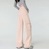 Pink Safari High-Rise Trousers