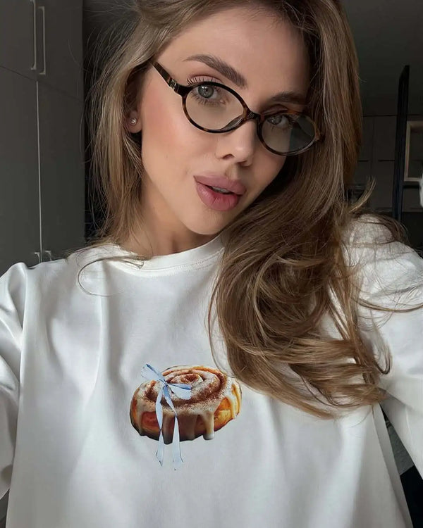 High Quality Illustrated Turn-Of-Era Breezy-Cut T-Shirt alternatif görünüm