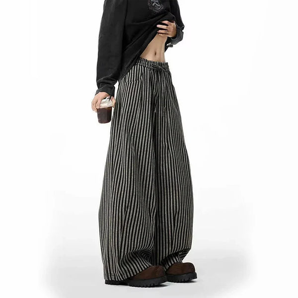 Monochrome Tokyo Stripe Trousers alternatif görünüm