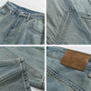 Kadın Y2K Spike Detaylı Jean Pantolon, kombin görünüm — Navra Wear