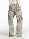 Classic Metro Rebel Graphic Print Relaxed Denim