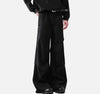 Micro Flare Pleat Casual Trousers