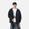 Lined Plaid Warm Zip Hoodie