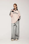 Relaxed Fit Bell-Leg Denim