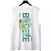 Lemon Visual Print Sleeveless Tank T-Shirt
