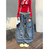 Aesthetic Cow Boy High-Rise Blue Stellar Bell Leg Denim