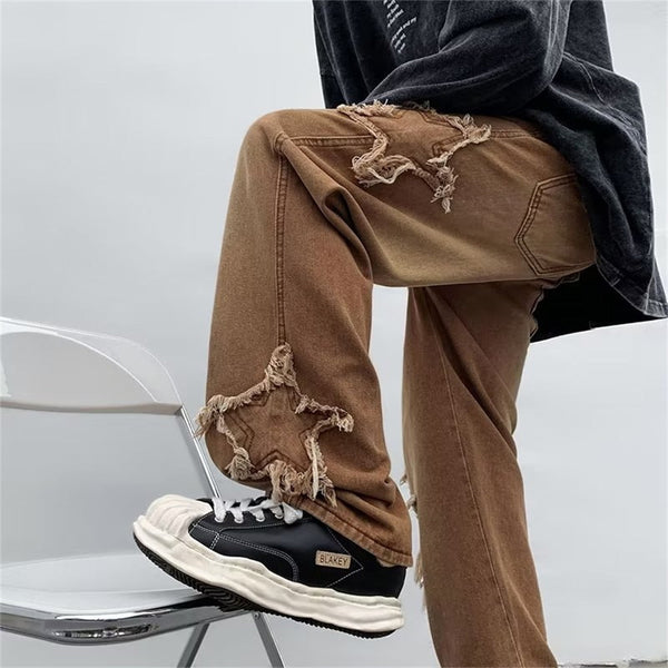 Star Stitch Baggy Denim alternatif görünüm