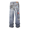 2000s Link Decoration Bell Leg Denim