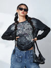 Time-Worn Dirty-Art Artwork Long Sleeve T-Shirt