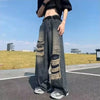 Vintage Yırtık Detaylı Jean Pantolon, arka görünüm — Navra Wear