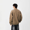 Yıkanmış Bisiklet Yaka Sweatshirt, kombin görünüm — Navra Wear
