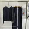 Basic Sweatshirt, yakın çekim — Navra Wear