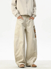 Heritage Rinse White High-Rise Wide Denim