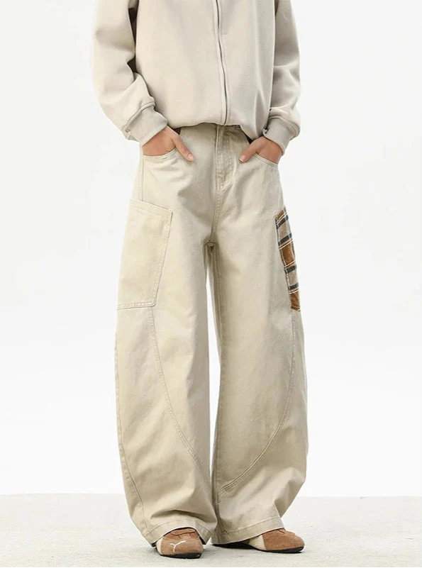 Heritage Rinse White High-Rise Wide Denim