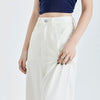 Cozy White Soft White Bell Leg Denim