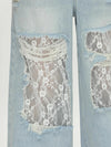 Heritage Destroyed Hollow Out Relaxed Denim