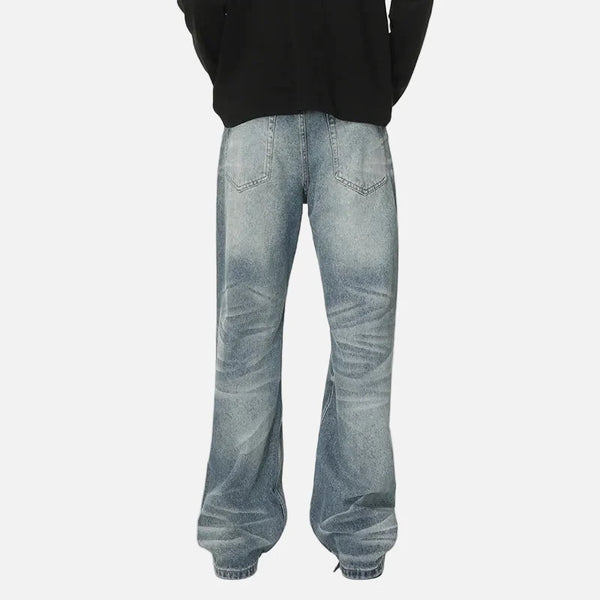 Western Style Heritage Rinse Blue Denim alternatif görünüm