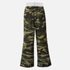 Elastic Waist Drawstring Woodland Bell Denim