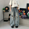 Metro Bamboo Joint Torn Relaxed Denim