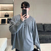Elegant Seoul-Style Extended-Arm T Shirt