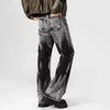 Vintage Wide Leg Jean Pantolon, yakın çekim — Navra Wear