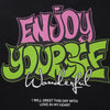 Digital-Age Freedom-State Easy-Fit Fit Imprinted Letter T-Shirt