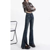 Women Classic High Waisted Bell Denim