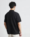 Men's Laid-Back Ventilated High-End Collar-Knit for Warm-Season T-Shirt