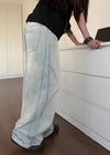 Aesthetic Urban Beat Bell Leg Denim
