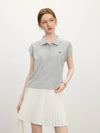Women Youthful Heat-Wave Sporty Linen Blend T-Shirt