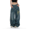 2000s Women Metro Heritage Oversized Blue Denim