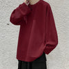 Long Sleeve Boxy-Fit Blank T-Shirt