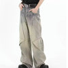 Metro Comfort Faded Bell Leg Utility Denim