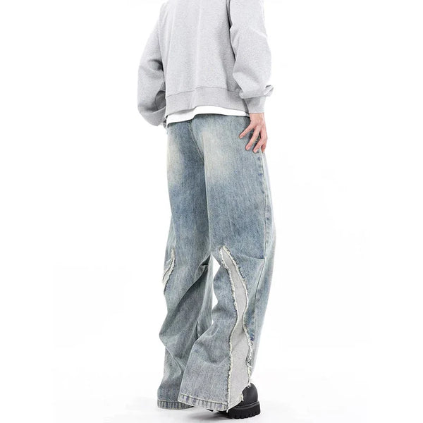 Heritage Metro Relaxed Blue Dark Aesthetic Denim alternatif görünüm