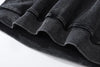 Breathable Oversized Dark Skull Faded Sweatshirt