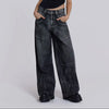 Heritage Wing Pattern Relaxed Bell Leg Denim