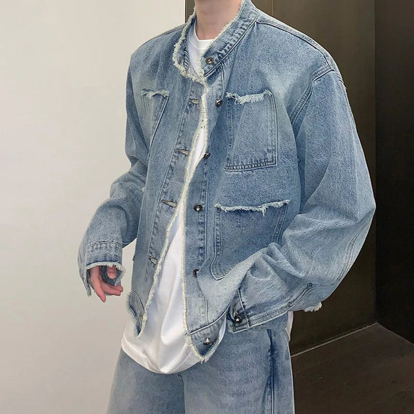 Men's Metro Classic Faded Luxury Denim Jacket