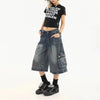 High Quality Straight Fit Field Utility Denim Shorts