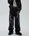 Western Rinse Bell Lightning Denim