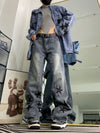 Stitched Stellar Classic Leg Blue Denim