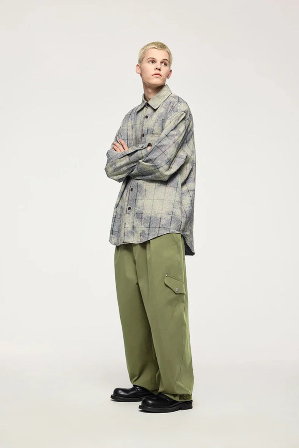 2000s Wide Leg Graceful Street Pants alternatif görünüm