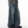 Chic Western Style Bell Leg Denim