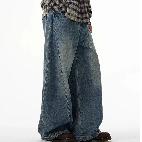 Chic Western Style Bell Leg Denim alternatif görünüm